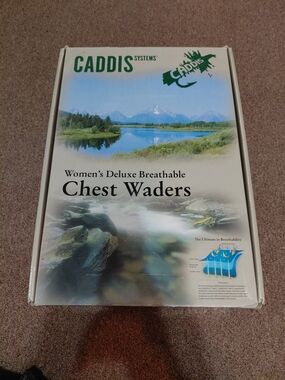 Caddis Women’s Deluxe Breathable Chest Waders - White/Cream